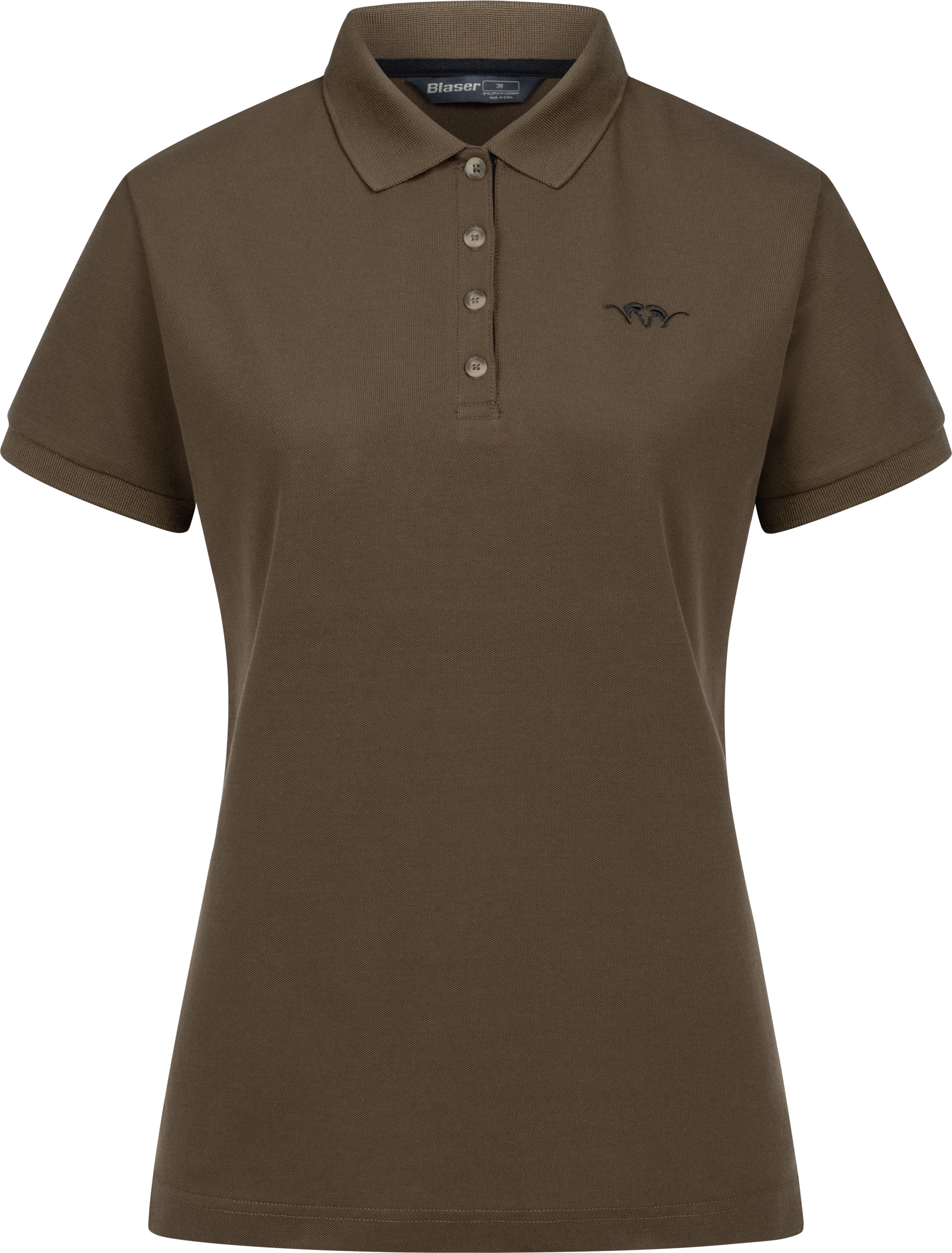 Poloshirt Damen 25 Dark Brown